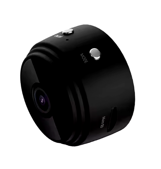 Mini caméra de surveillance noire